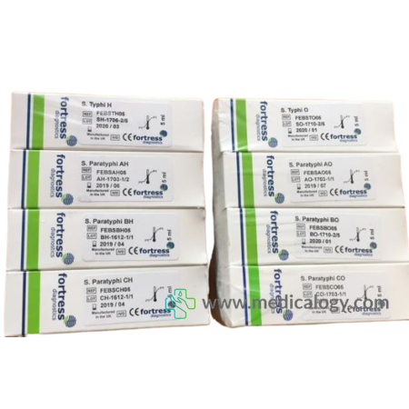FORTRESS DIAGNOSTICS Reagen Widal Salmonella Typhi Paratyphi 5ml Deteksi Infeksi
