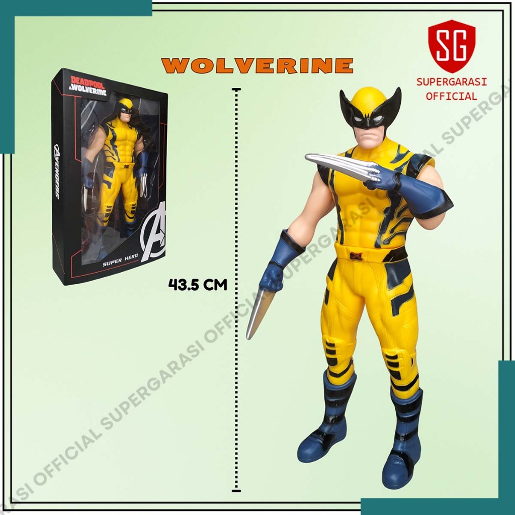 Mainan Action Figure Pajangan Wolverine X-MEN Super Hero