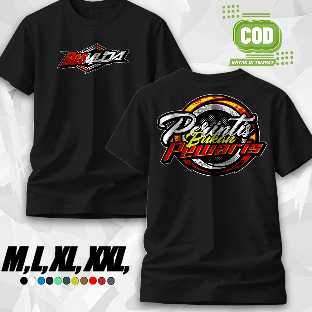 Kaos Bos Muda Perintis Bukan Pewaris | Kaos Keren Terbaru | Kaos Atasan Pria | Kaos Racing | Baju Sa