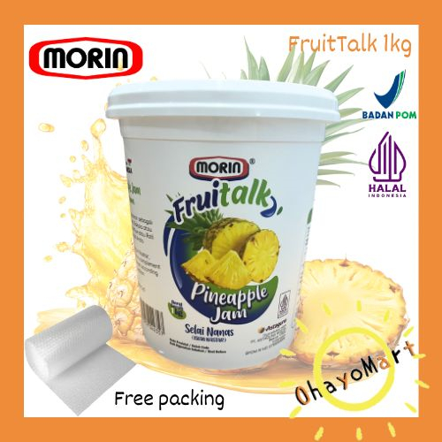 Morin Fruittalk pineapple jam / morin nanas isian nastar dan roti / morin selai nanas 1kg
