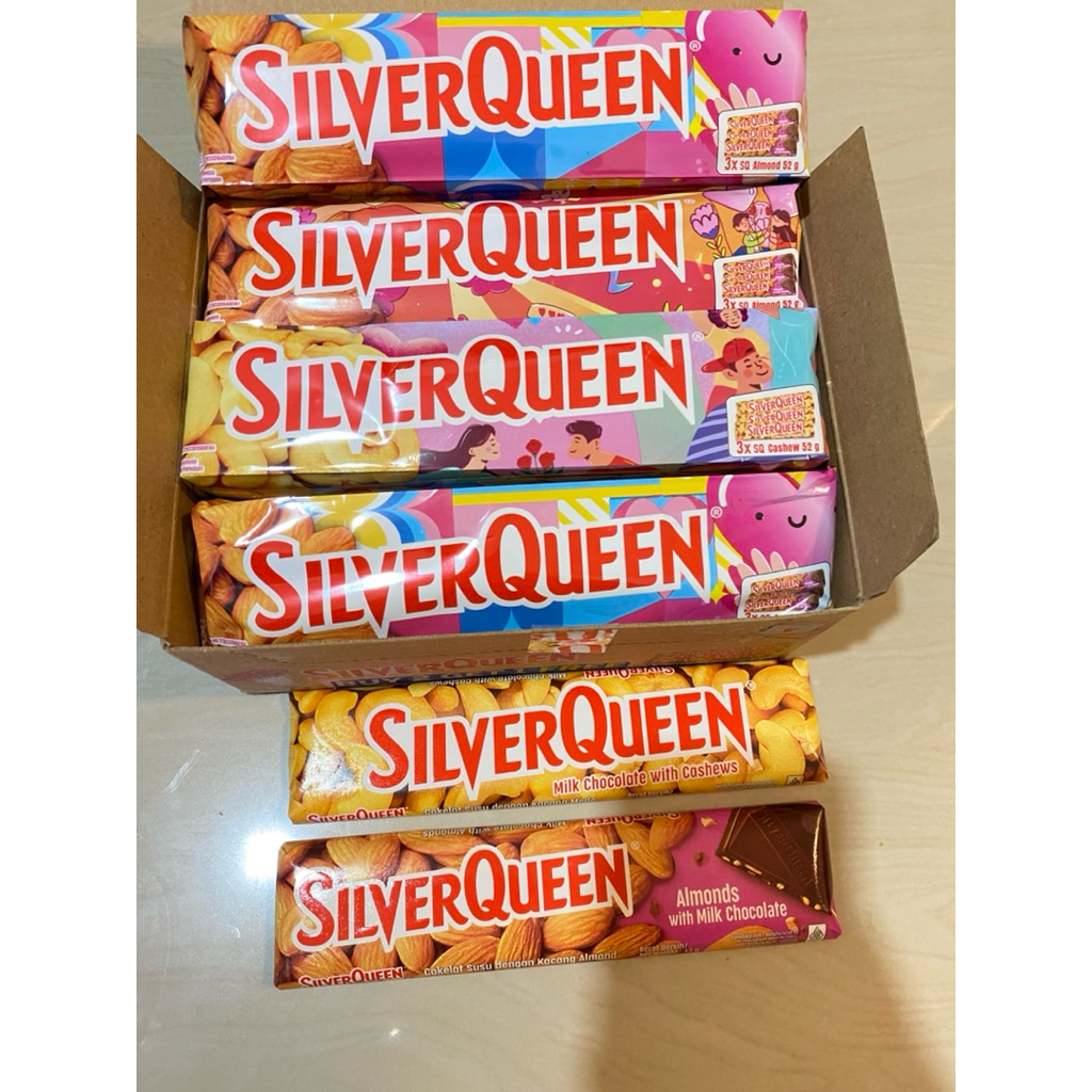 EXP 2027// Silverqueen Buy 2 Get 1 Coklat Silverqueen 55 gr