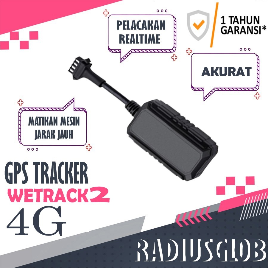 Concox Gps Tracker Wetrack 2 (ET200) Original Mobil Motor Anti Maling