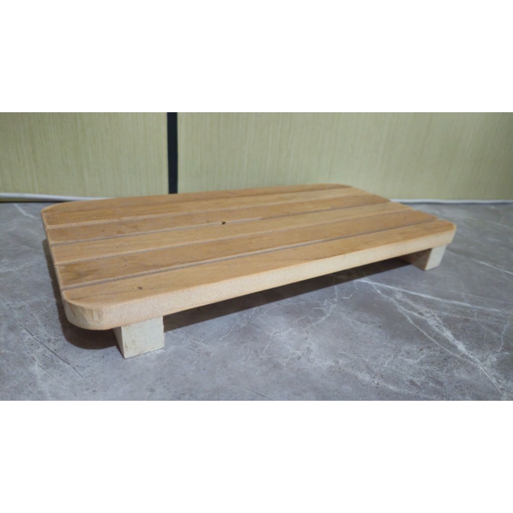 TATAKAN KAYU / NAMPAN KAYU ESTETIK PERSEGI PANJANG