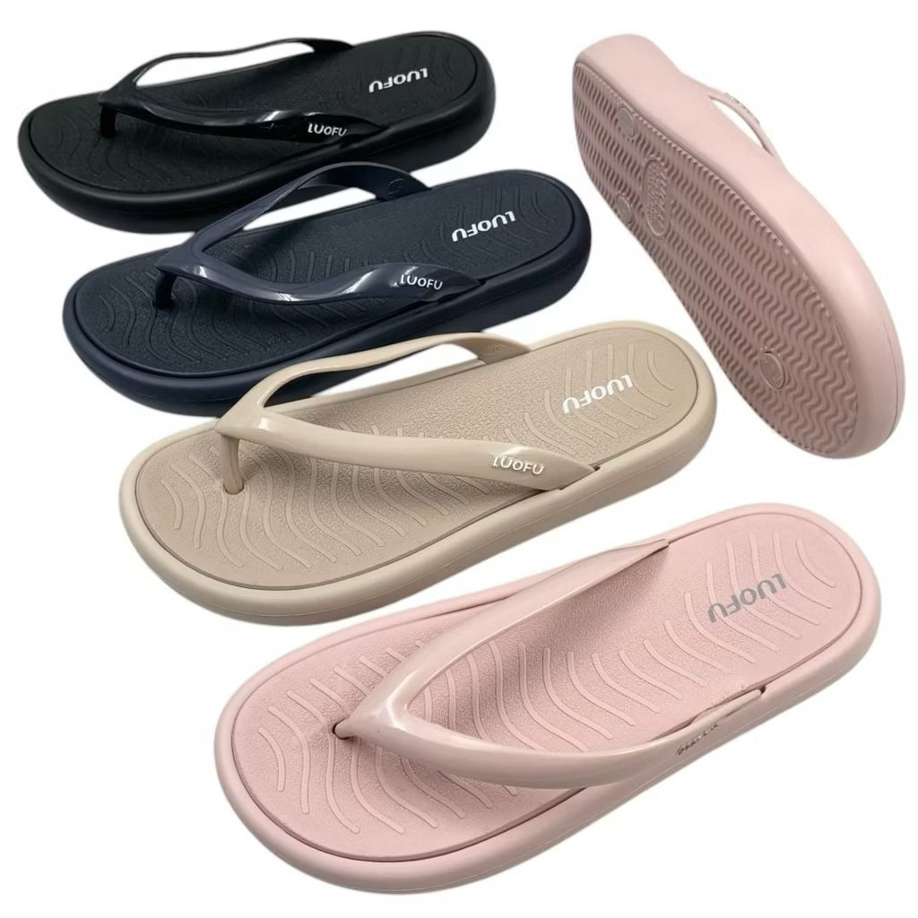 LUOFU - SANDAL JEPIT LUOFU EMPUK WANITA - SANDAL JEPIT IMPORT LUOUFU WANITAA