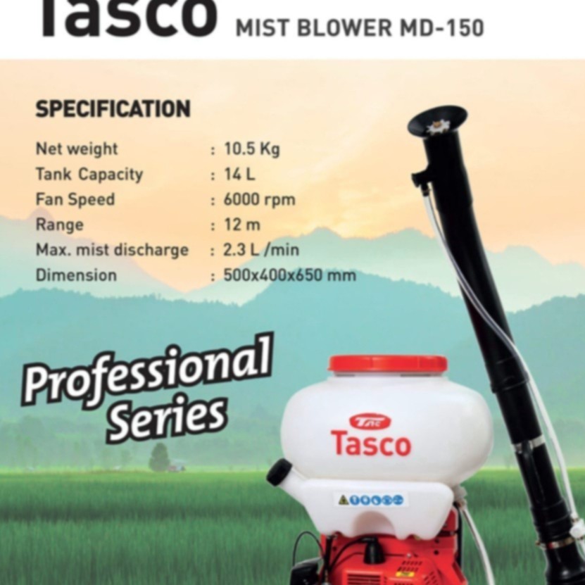 ALAT SEMPROT HAMA MIST BLOWER DUSTER TASCO MD 150 TASCO MD-150 SEMPROT EMBUN TASCO MD150