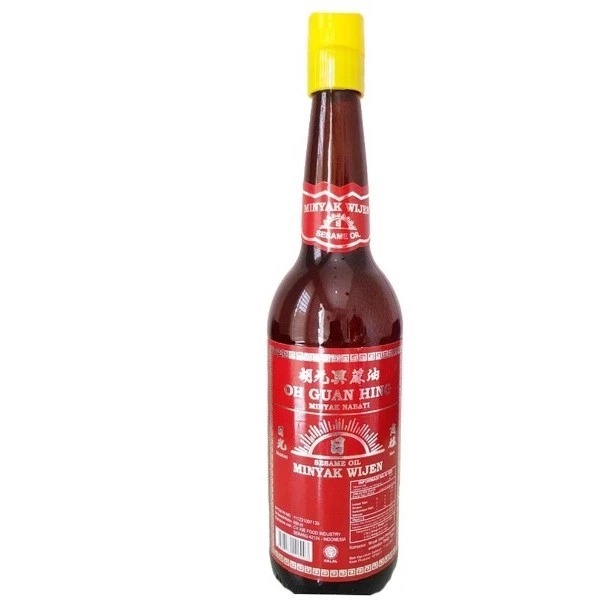 Minyak Wijen Oh Guan Hing 600ml - Aroma Lembut, Halal, Aroma Wijen Asli