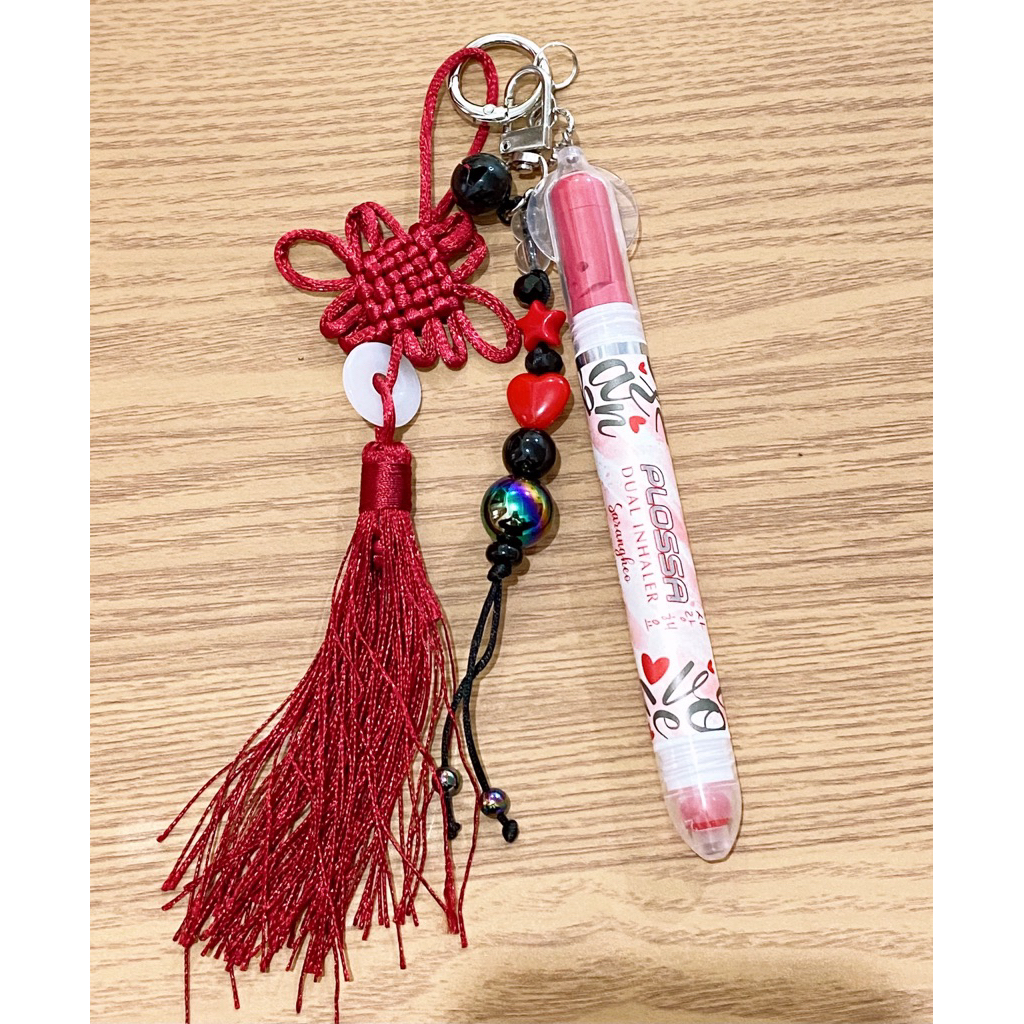 Bag Charm Jompo Plossa Saranghaeyo Imlek Edition Red Lucky Knot Hampers