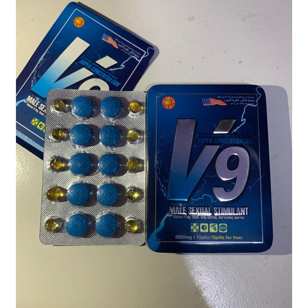 V9 Original Obat Kuat Pria Suplement Stamina Asli Ampuh