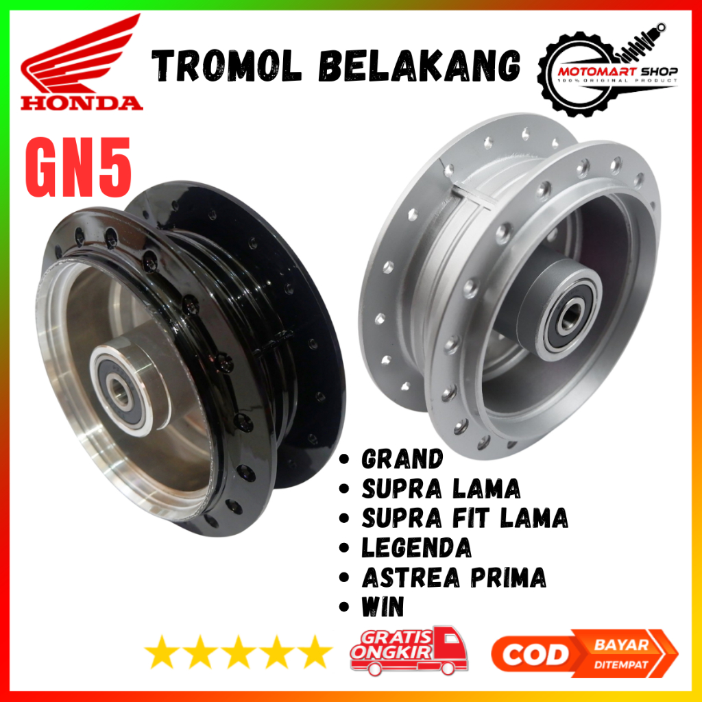 Tromol Belakang Honda Grand Ori / Tromol Supra lama / Tromol Supra FIT lama - 42601-GN5-960