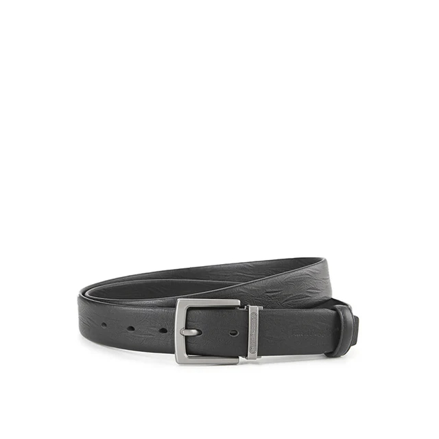 Hush Puppies HPA10105BK Men Belt Clifford Pin Clip In Black