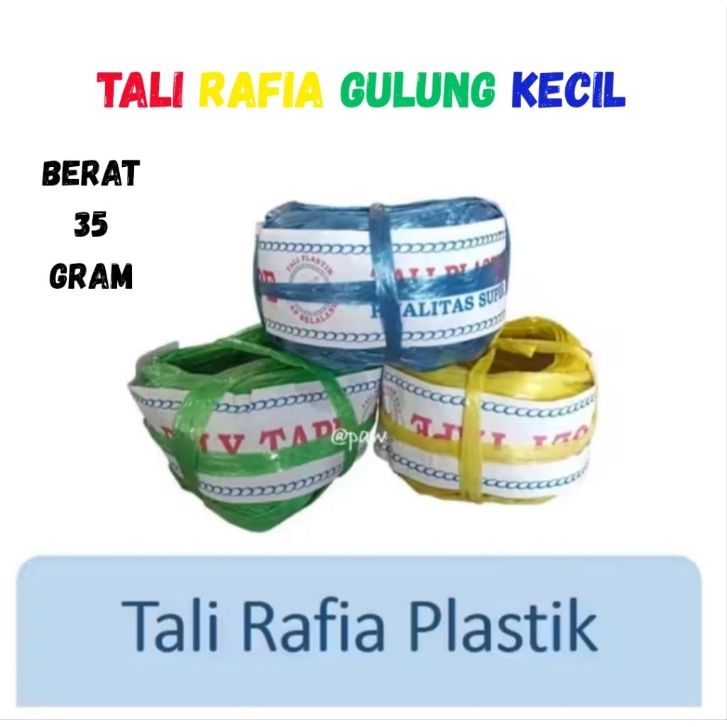 Tali Plastik / Tali Rafia Gulungan Kecil (PCS)