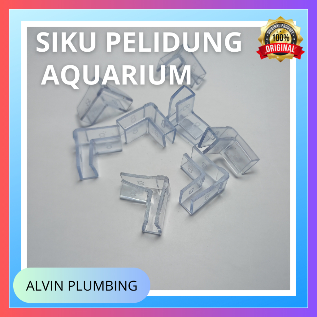 8mm Siku Pelindung Sudut 8mm Akuarium Aquarium Silicone | 8mm Pelindung Sudut kaca Aquarium 8mm