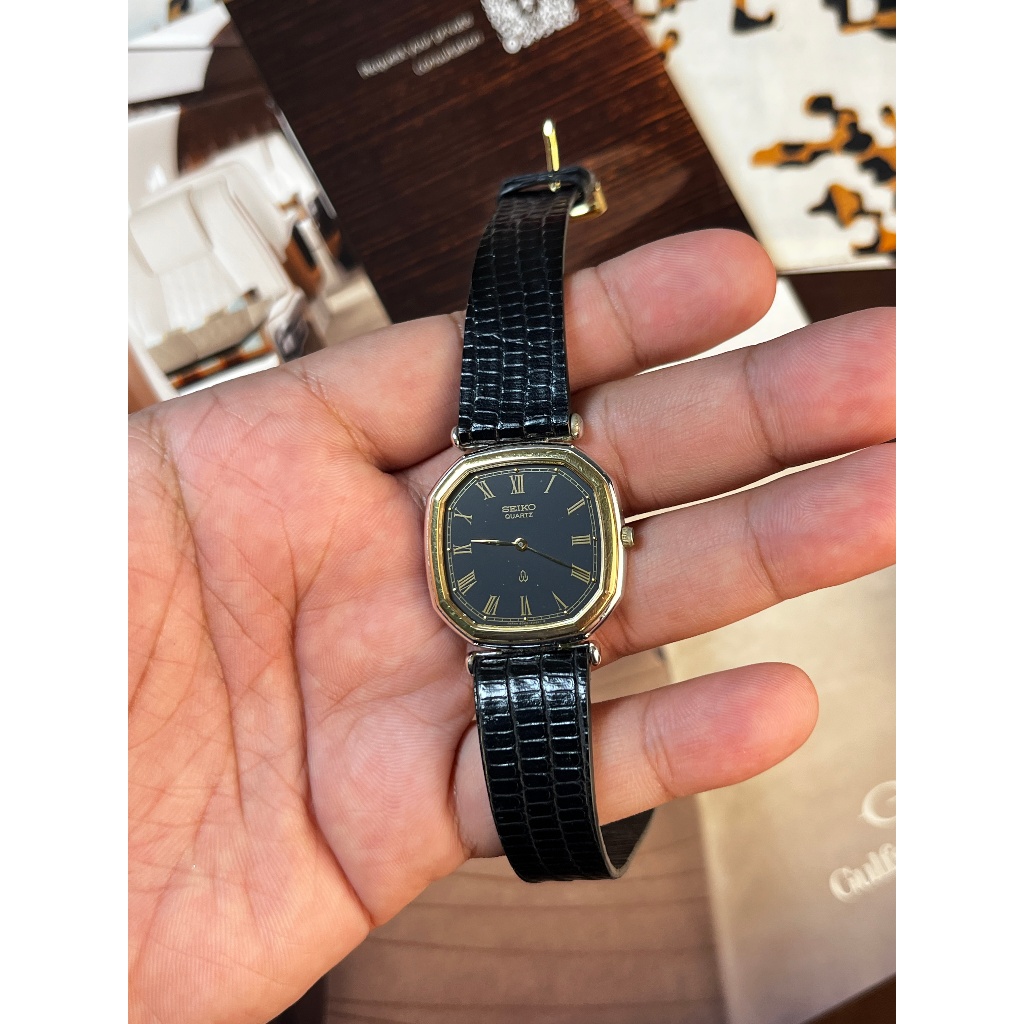 Jam Tangan Vintage Seiko Tank Unisex Quartz Movement, Unisex Classic Watch
