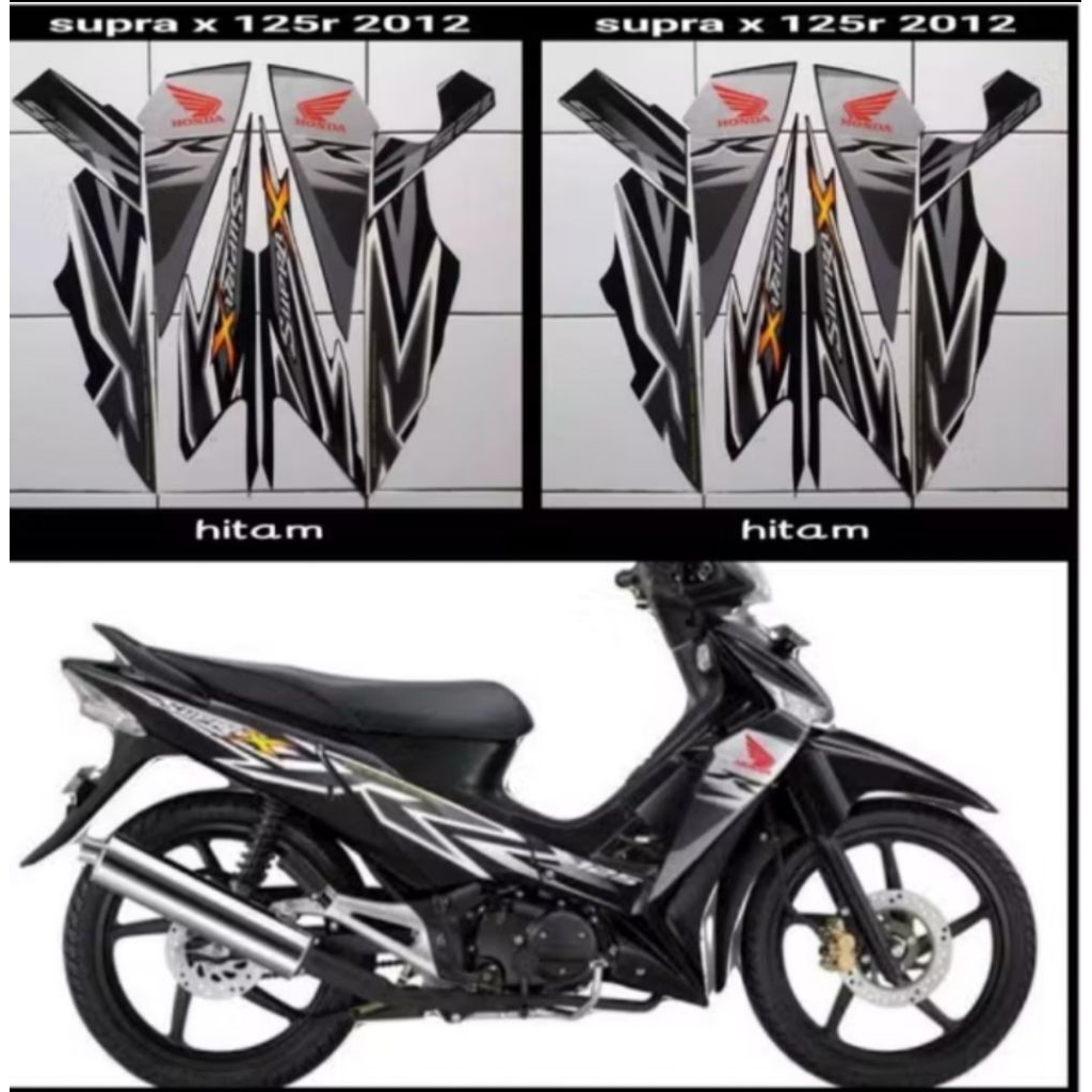 Striping motor supra x 125 2012