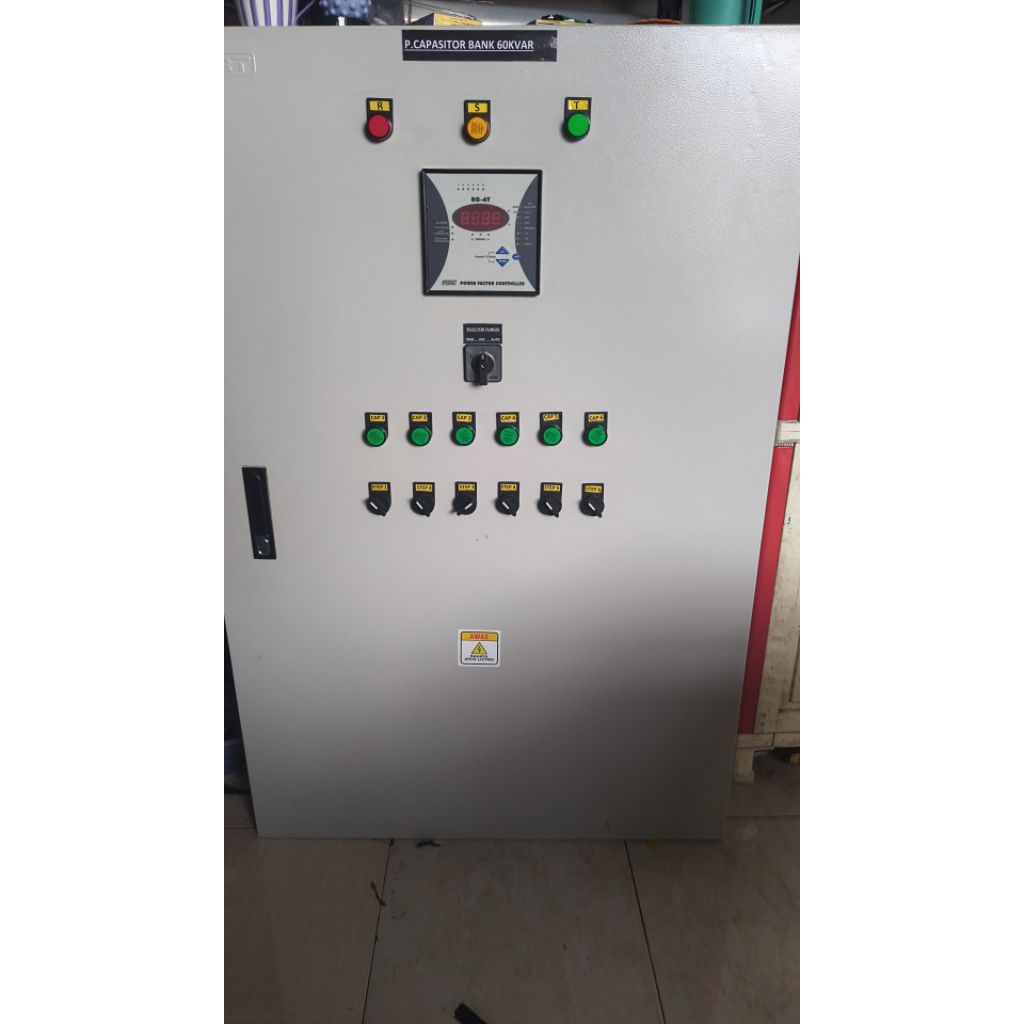 panel capasitor bank 60kvar daya 105kva