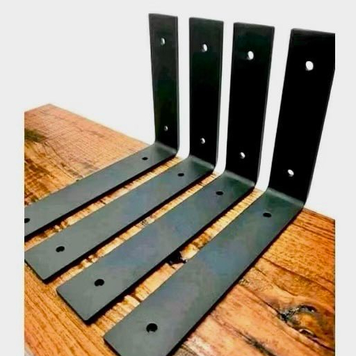 [Voorspoed] Besi Siku Ambalan 15cm x 25cm 10cm x 15cm Rak Dinding Susun tebal & kuat Breket Besi Sik