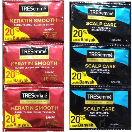 Tresemme Sampo Sachet 12 Pasang atau 24 Sachet