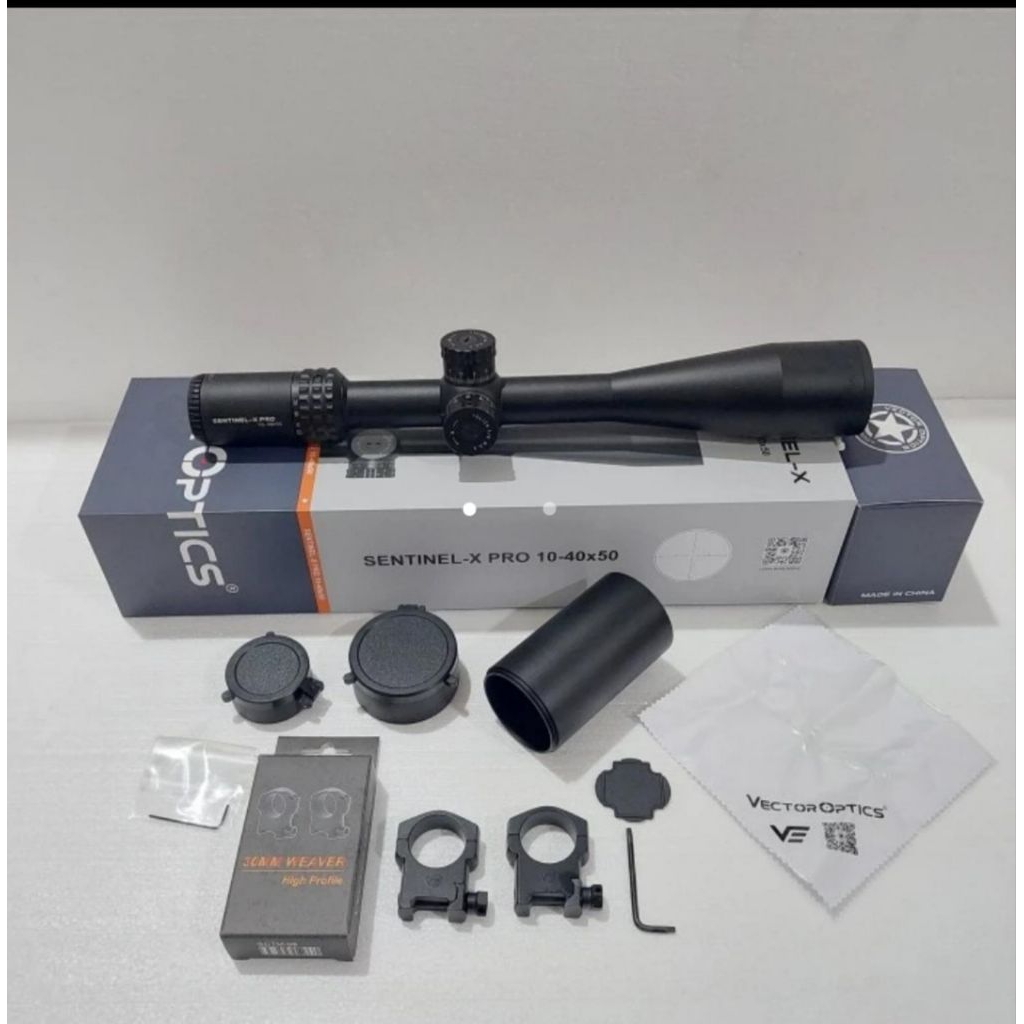 Teleskop Vector Sentinel- X Pro 10-40x50 IR Zero Stop- Terbaru