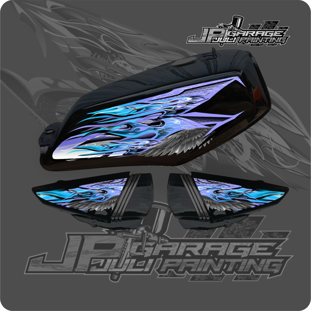 STRIPING RX KING 2005 / STICKER RX KING VARIASI TRANSFARANS TERLARIS