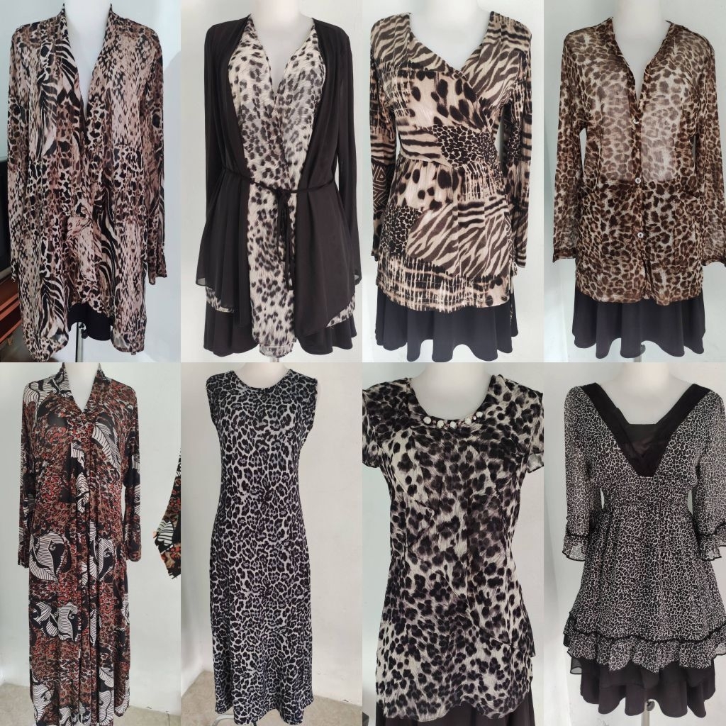 Atasan dan Dress Motif Macan