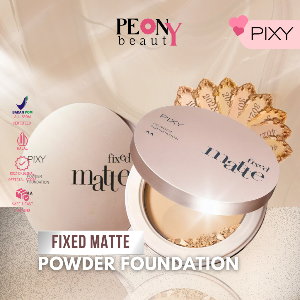 PIXY Fixed Matte Powder Foundation | Bedak Padat Pixy