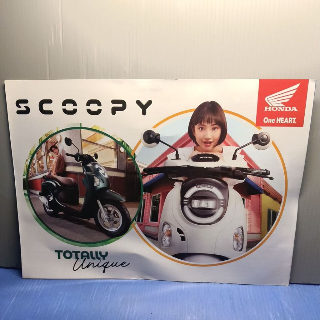 poster brosur leaflet katalog Honda Scoopy