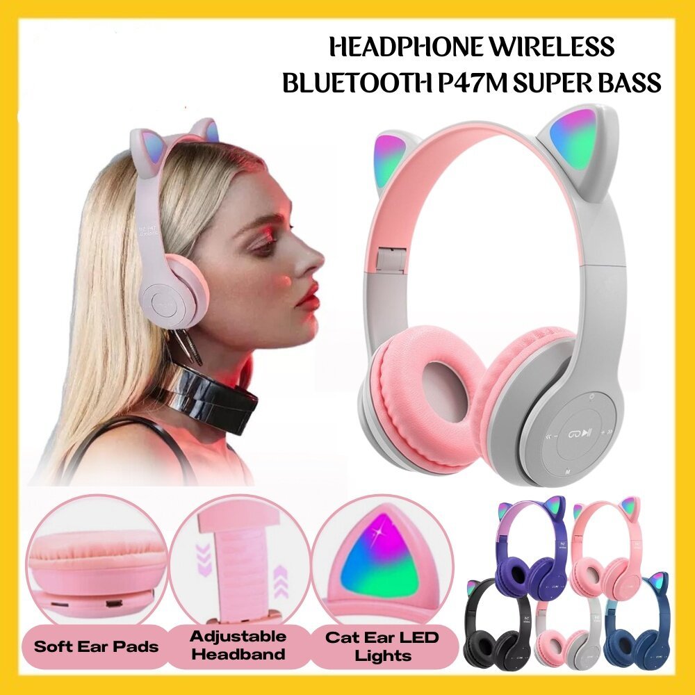 Headphone Cat Ear Wireless P47M