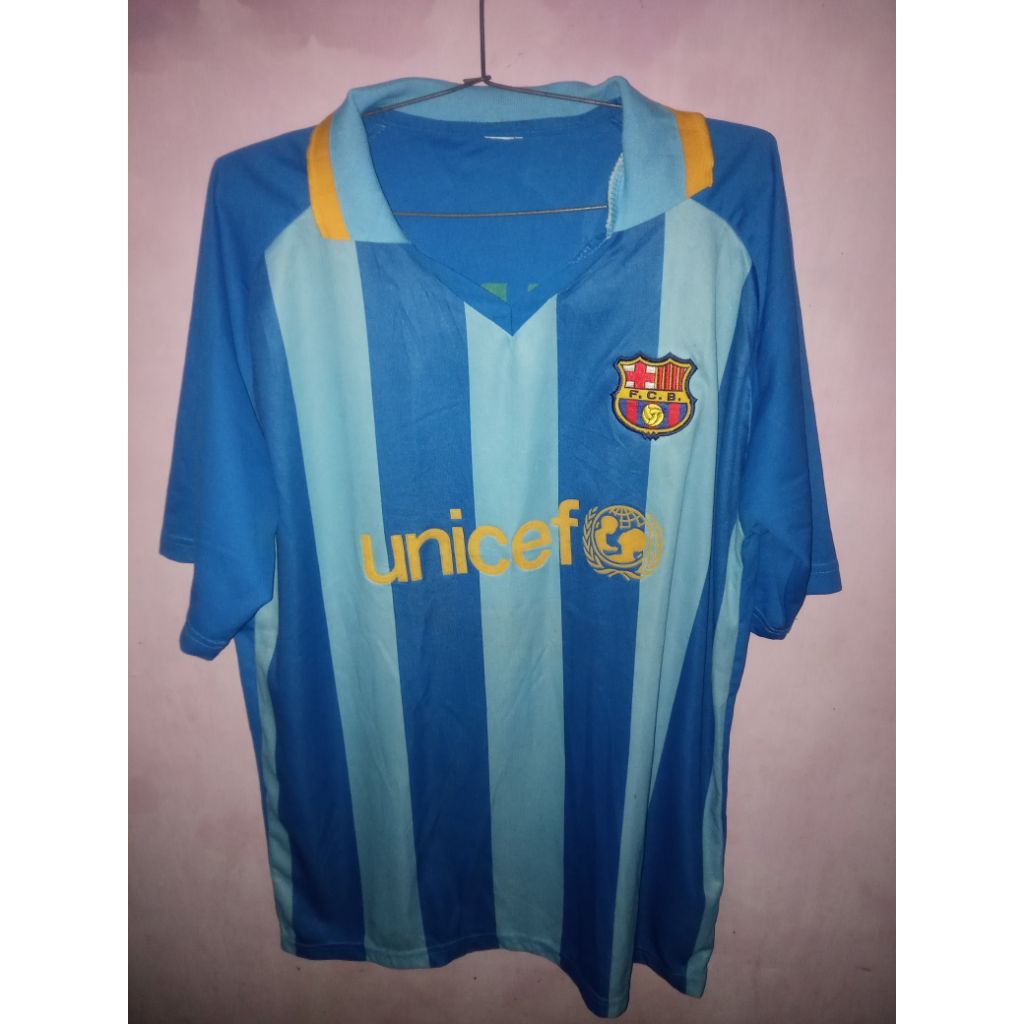 Jersey Second KW Luar Barcelona Ronaldinho 2007/08 size L