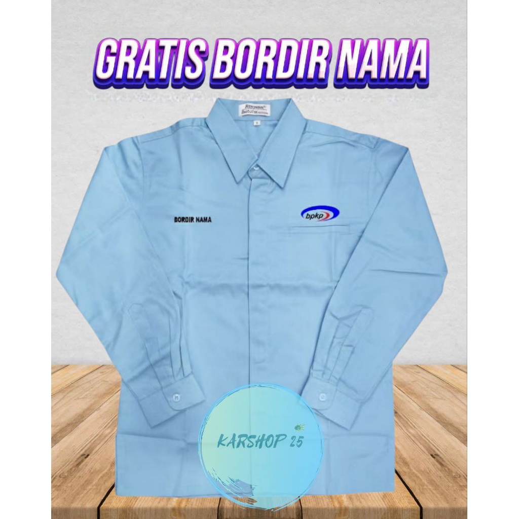 SERAGAM BPKP TERBARU KEMEJA BPKP LENGAN PANJANG ATASAN BAJU BPKP KEMEJA KERJA BPKP