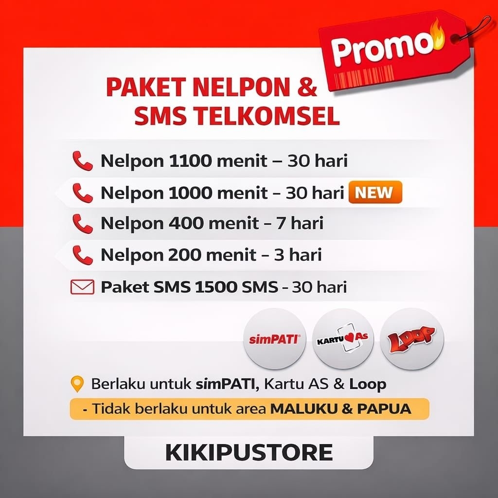 Paket Nelpon Telkomsel 30 HARI