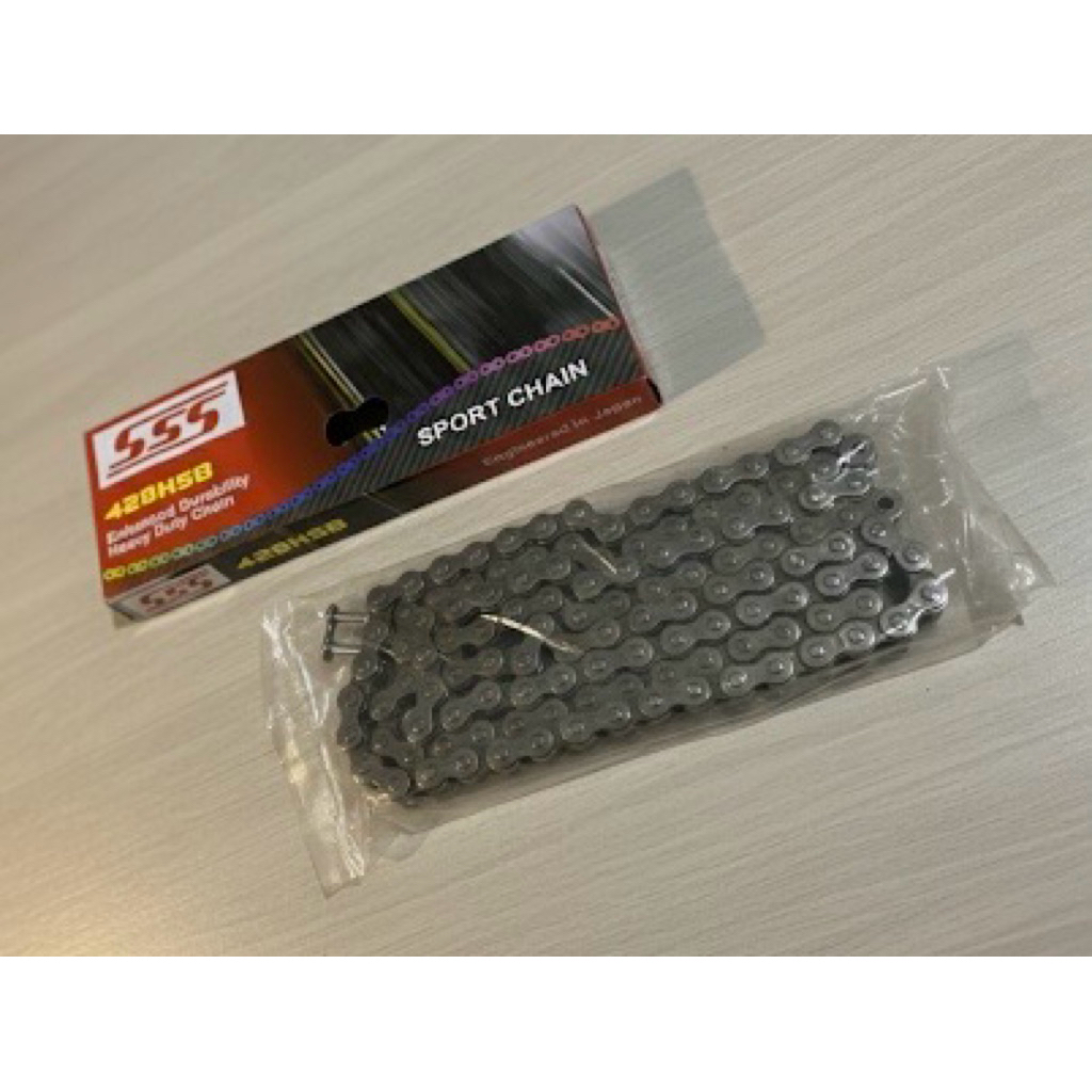 Rantai CHAIN SSS 428H 110L 120L 130L HITAM MOTOR KLX DTRACKER WR155 CRF CBR150 CB150 VERZA MEGAPRO G