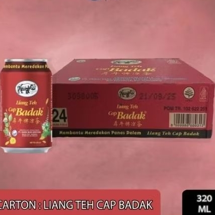 Liang Teh Cap Badak Per Dus isi 24 Pcs x 320ml