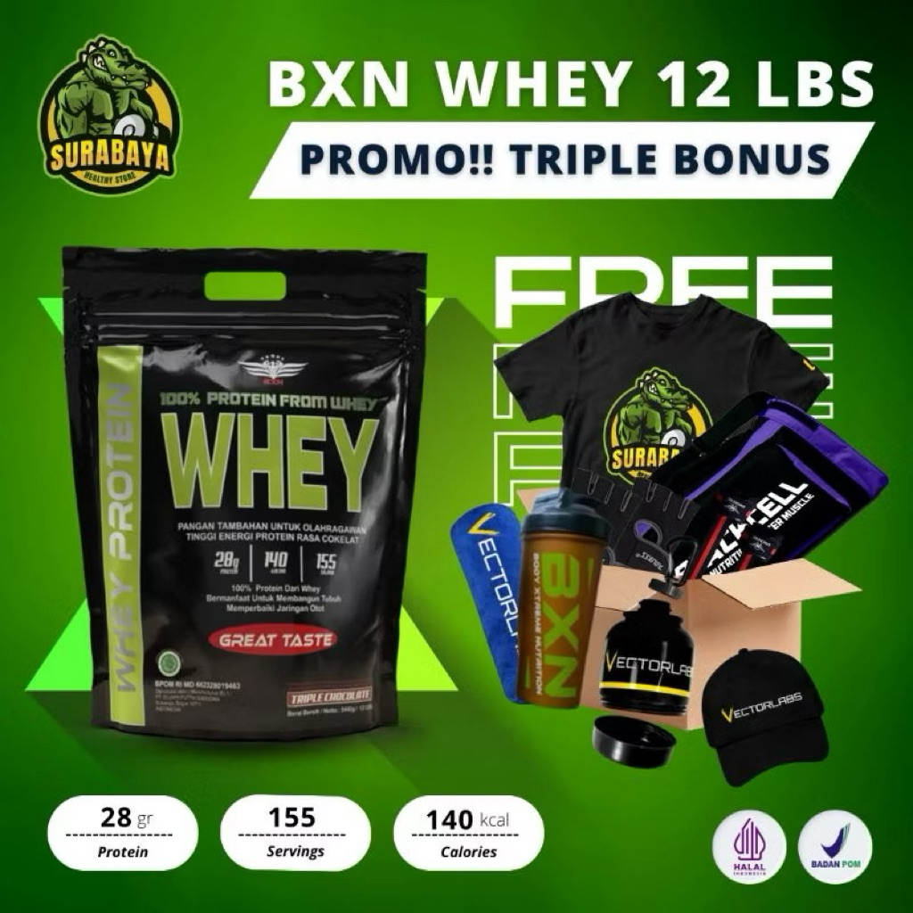 BXN Whey Protein 12lbs (Whey Protein Concentrate)