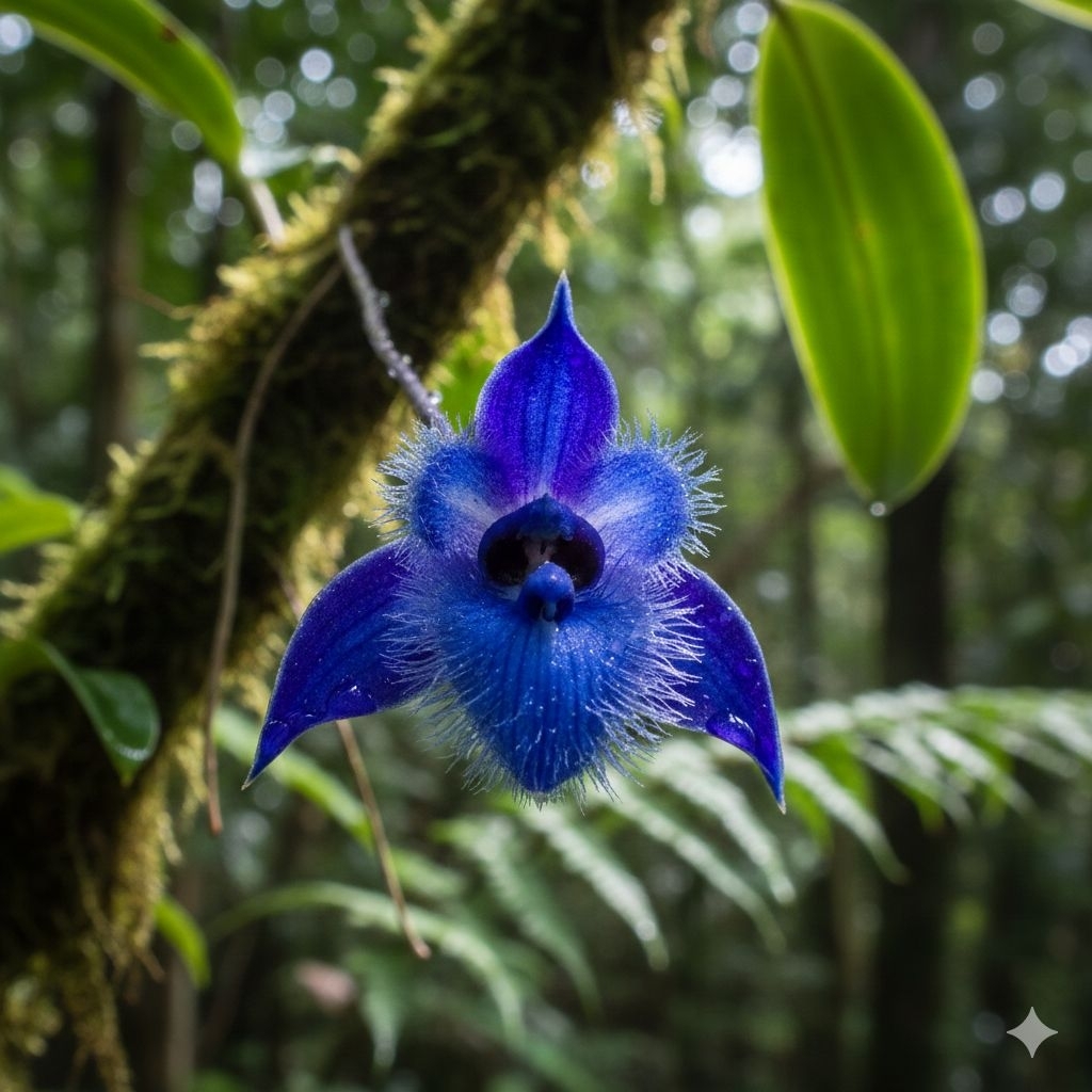 Terlaristanaman hias anggrek monyet bunga biru