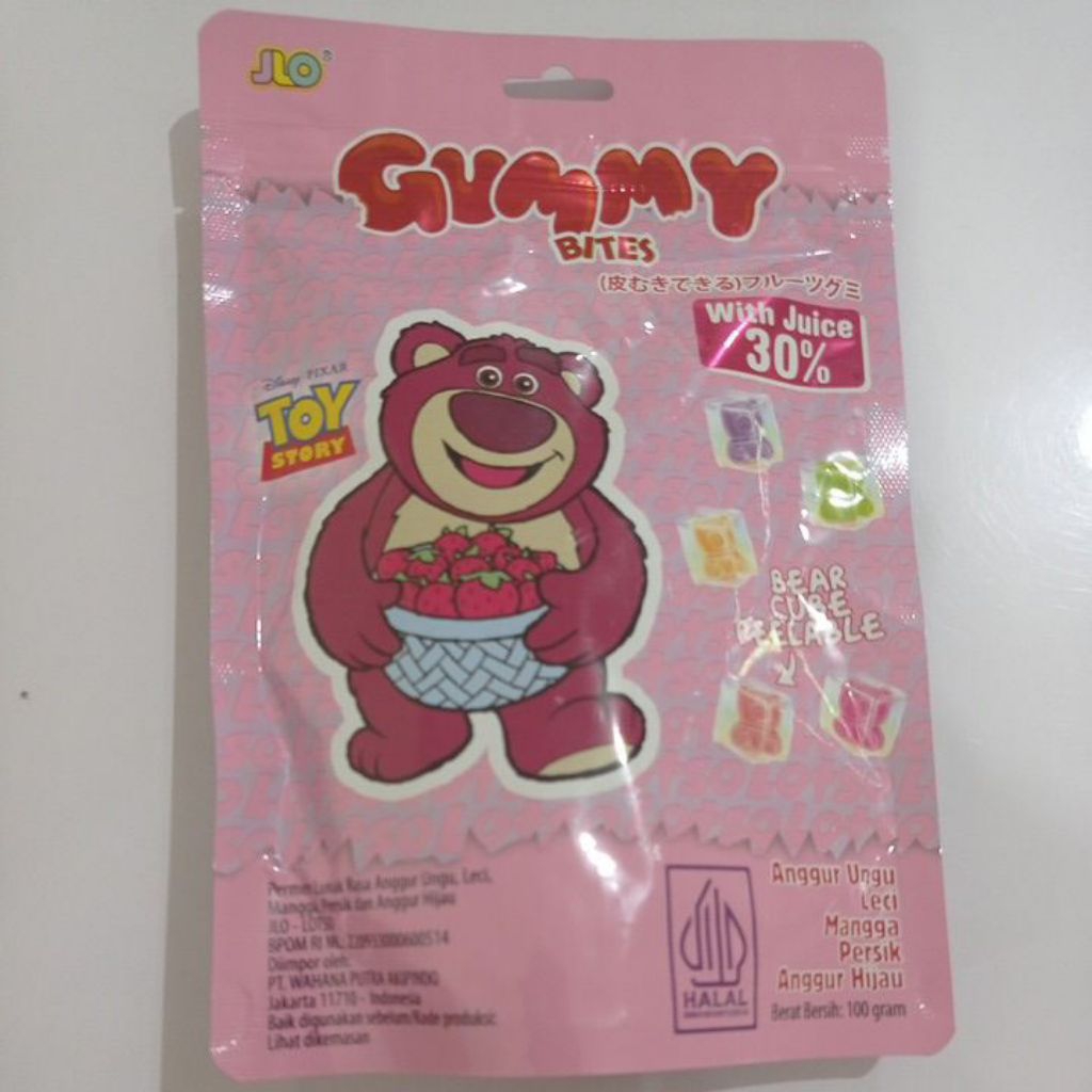JLO LOTSO GUMMY BITES 100GRAM