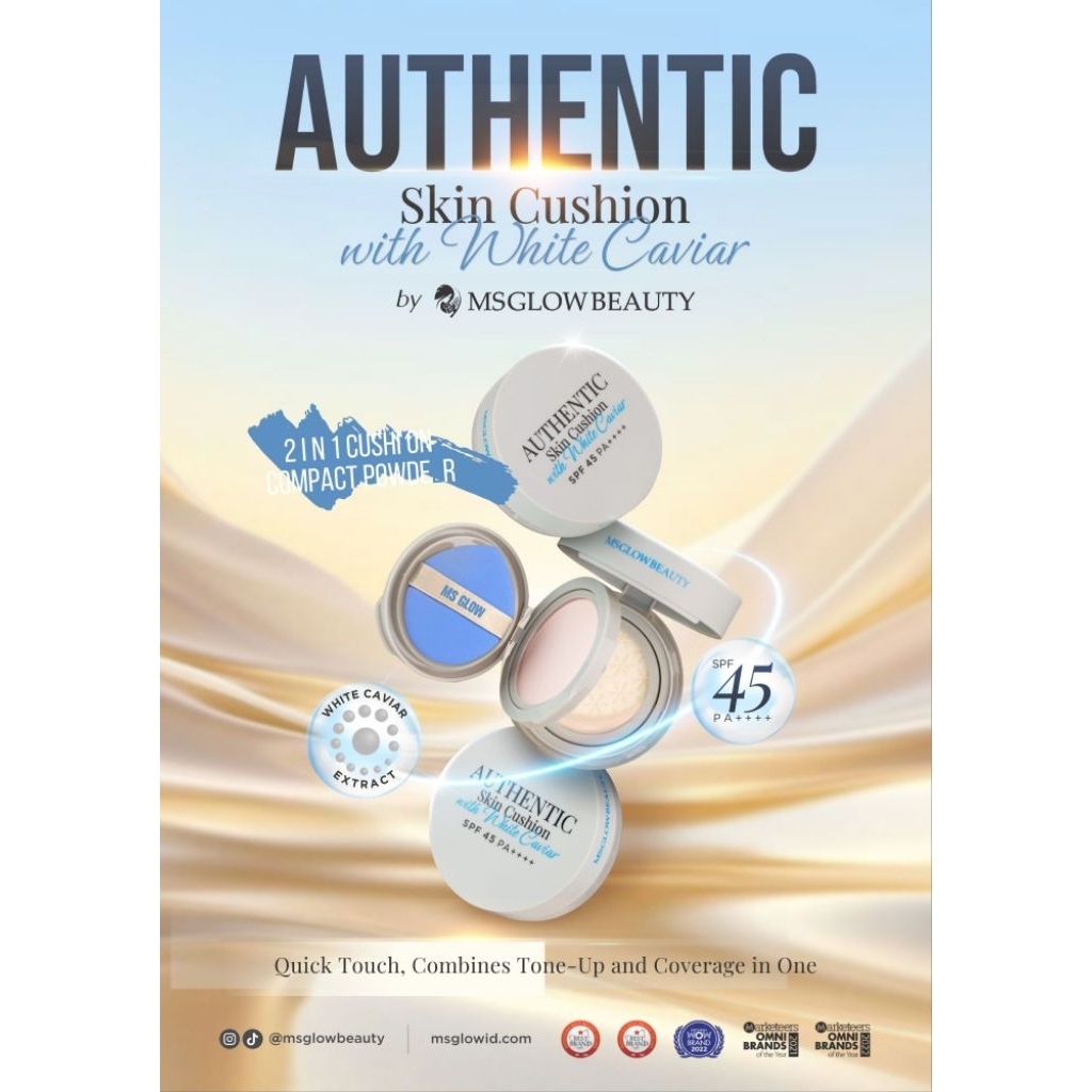 PERFECT TONE UP & AUTHENTIC GLOW CUSHION MS GLOW