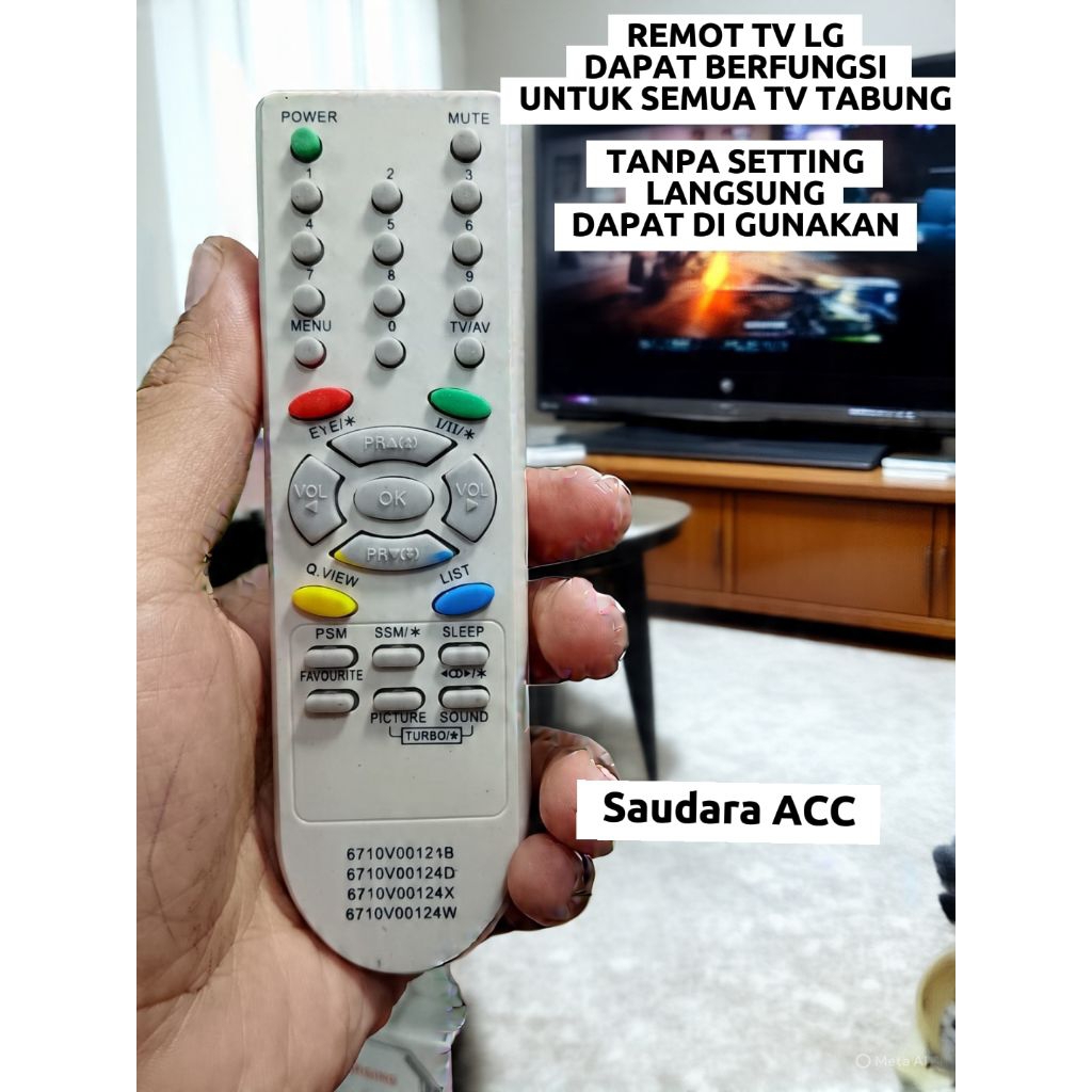 REMOTE TV UNIVERSAL/REMOTE TV LG MULTI TABUNG