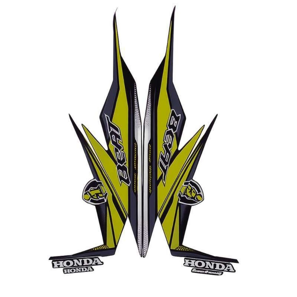Striping stiker body motor Honda Beat Cbs 2019 stiker list bodi motor beat fi tahun 2019