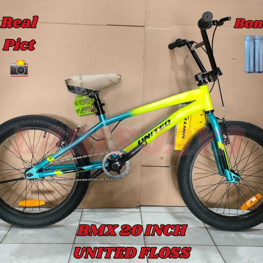 SEPEDA BMX 20 INCH UNITED FLOSS BY UNITED ANAK LAKI LAKI