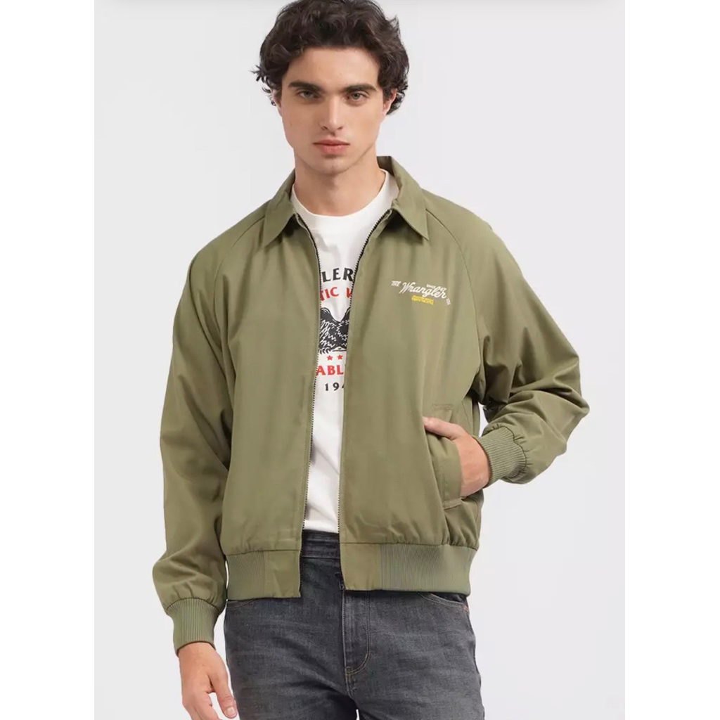 Jaket Wrangler Original 01P25 olive