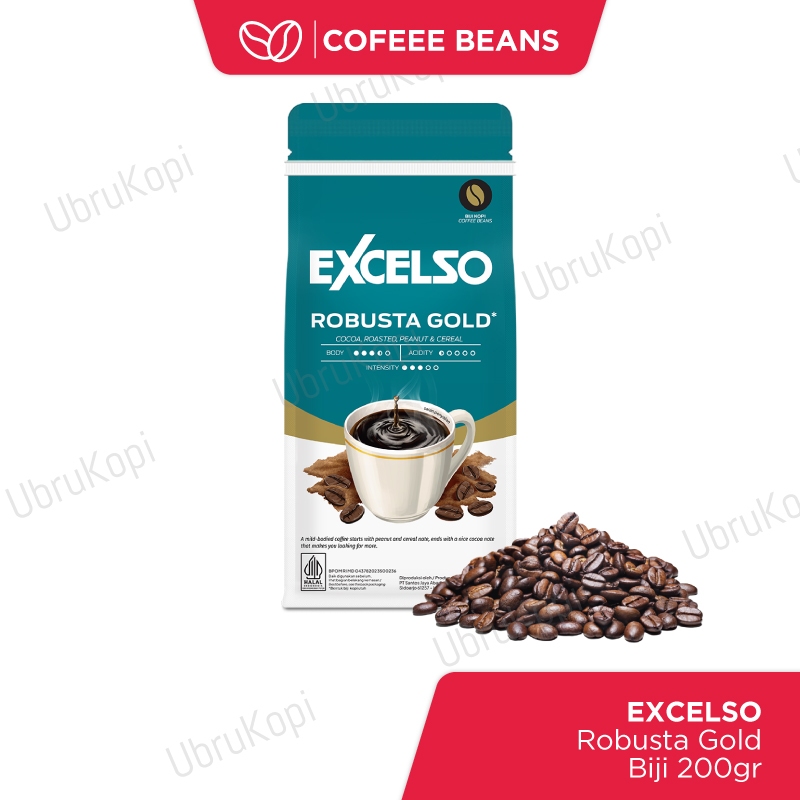 Excelso Kopi Robusta Gold Biji 200gr