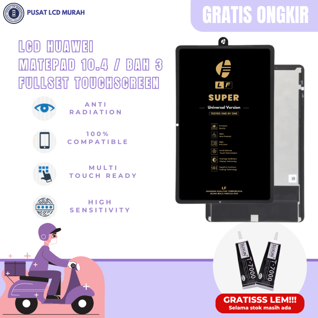 LCD HUAWEI MATEPAD 10.4 / BAH 3 FULLSET TOUCHSCREEN