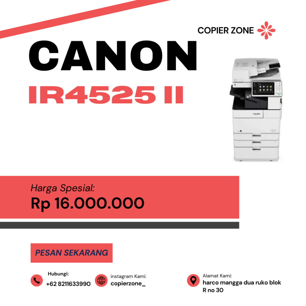 Mesin Foto copy IR4525 ii