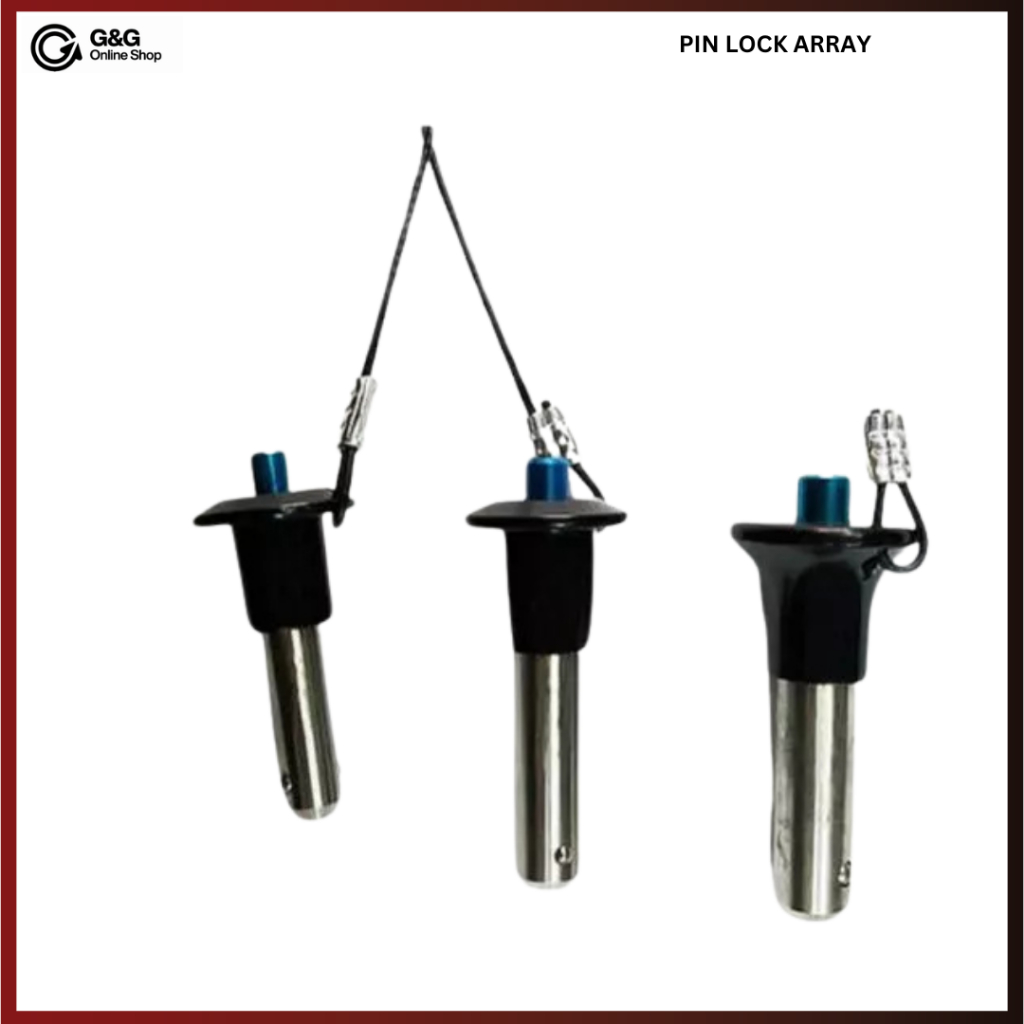 Pin Lock Line Array Ball Lock Quick Release 8mm 10mm 12mm Baja Anti Karat Rigging Speaker I GNG AUDI