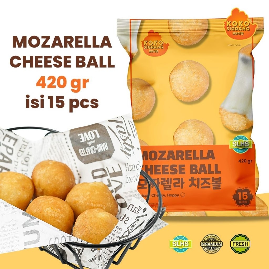 Meal Kit Mozarella Cheese Ball 420 gr | Makanan Ringan Snack Bola-bola Keju Mozarella