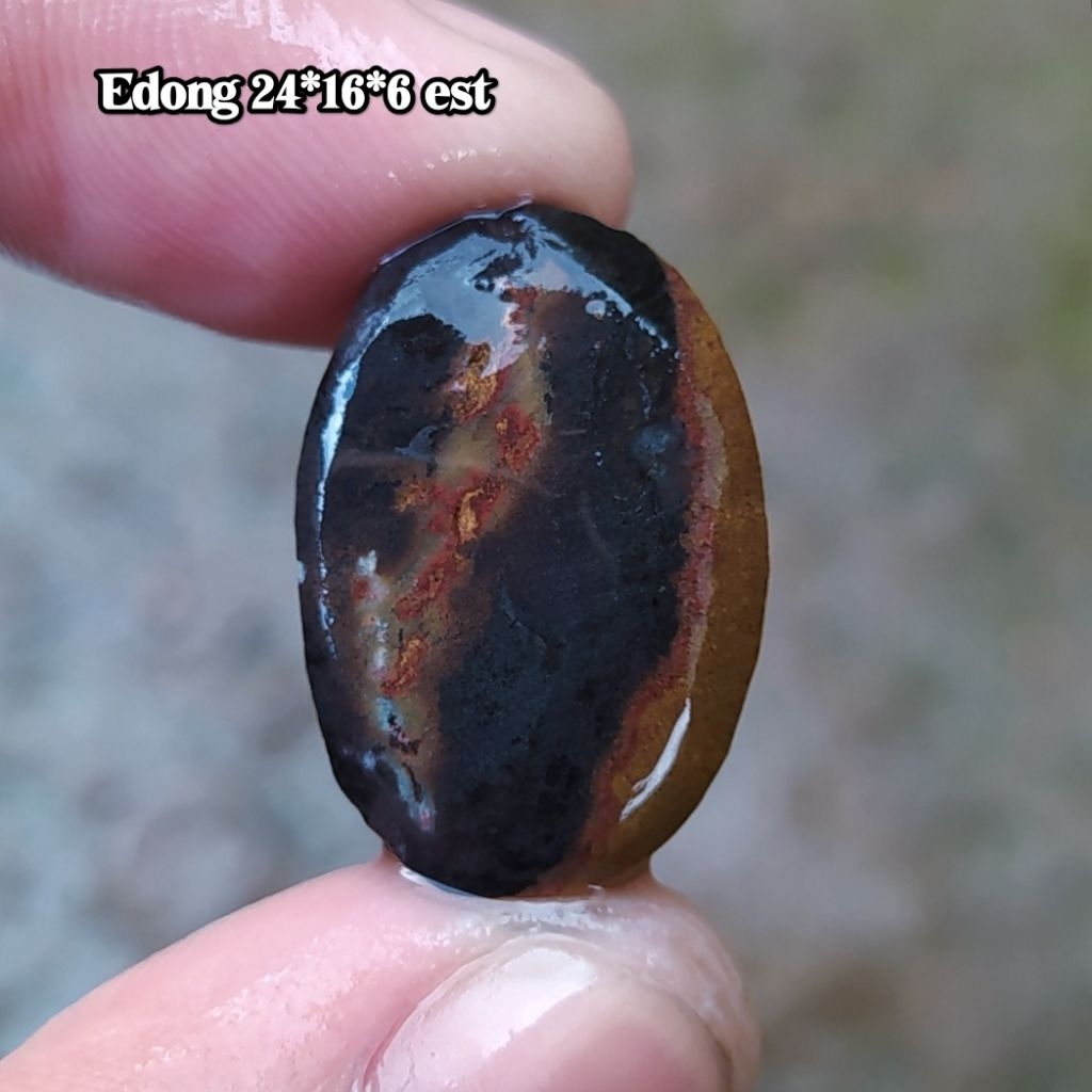 (BISA COD) Bahan Pola Kasar Batu Akik Pancawarna Garut Edong Klasik