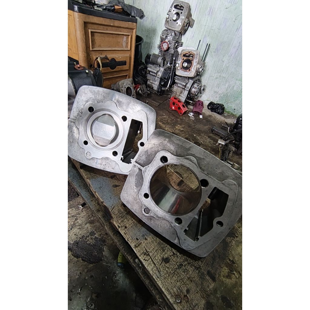 boring tiger / Blok seher tiger MPM liner dalam 70 dan 68 luar 74mm