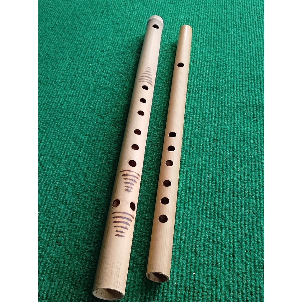 Suling bambu isi 2 buah suling Batak dan suling dangdut per paket