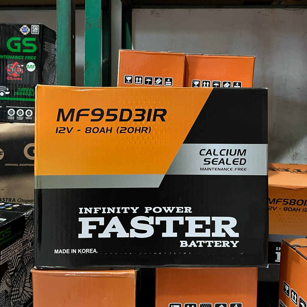 Aki Kering Faster N70 (95D31R) | Untuk Mobil L300