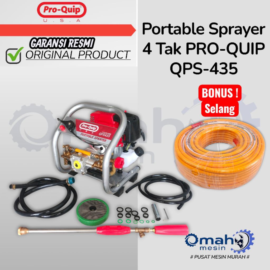 Mesin Sprayer Portable 4 tak PRO-QUIP QPS435 / Mesin Power Sprayer 4 tak PRO-QUIP QPS435 / mesin ste